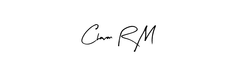 Make a beautiful signature design for name Chavan R M. With this signature (Arty Signature) style, you can create a handwritten signature for free. Chavan R M signature style 8 images and pictures png