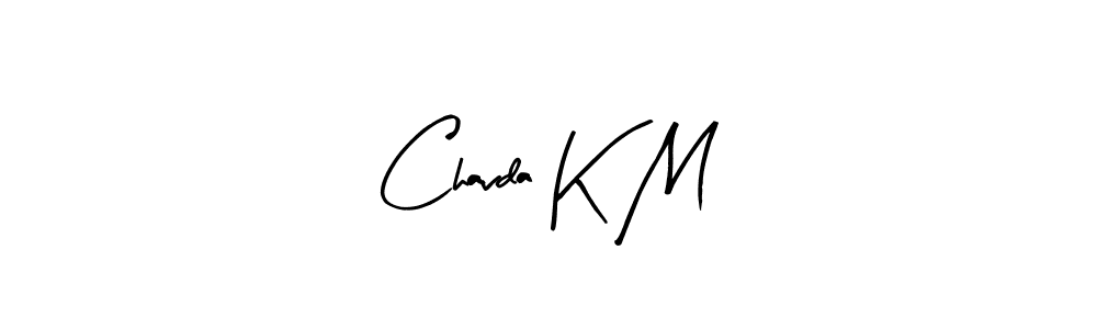 Also we have Chavda K M name is the best signature style. Create professional handwritten signature collection using Arty Signature autograph style. Chavda K M signature style 8 images and pictures png