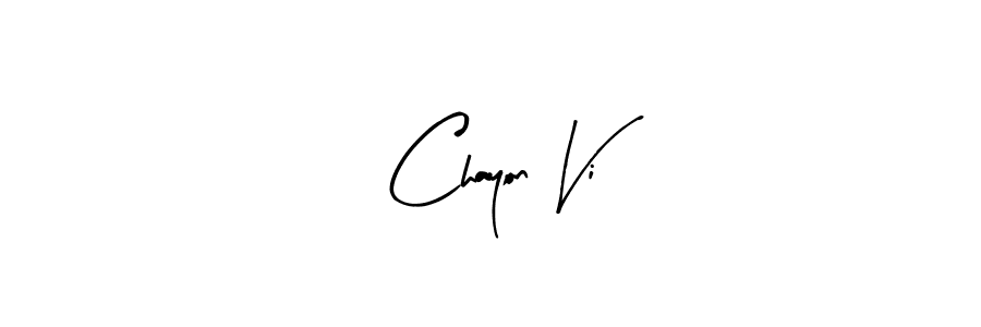 You should practise on your own different ways (Arty Signature) to write your name (Chayon Vi) in signature. don't let someone else do it for you. Chayon Vi signature style 8 images and pictures png