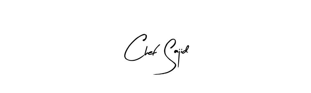 Also You can easily find your signature by using the search form. We will create Chef Sajid name handwritten signature images for you free of cost using Arty Signature sign style. Chef Sajid signature style 8 images and pictures png
