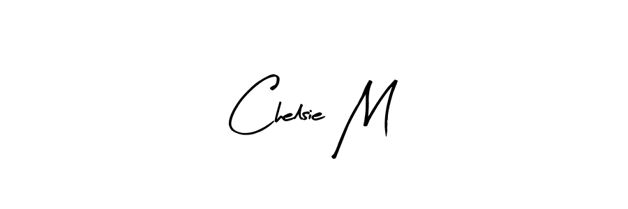 Create a beautiful signature design for name Chelsie M. With this signature (Arty Signature) fonts, you can make a handwritten signature for free. Chelsie M signature style 8 images and pictures png