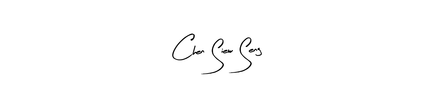 Arty Signature is a professional signature style that is perfect for those who want to add a touch of class to their signature. It is also a great choice for those who want to make their signature more unique. Get Chen Siew Seng name to fancy signature for free. Chen Siew Seng signature style 8 images and pictures png