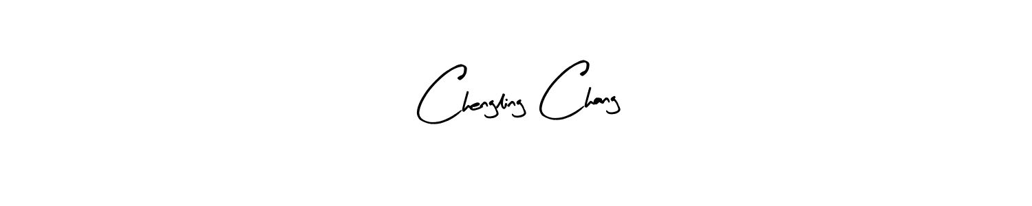 How to make Chengling Chang name signature. Use Arty Signature style for creating short signs online. This is the latest handwritten sign. Chengling Chang signature style 8 images and pictures png