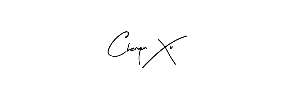 The best way (Arty Signature) to make a short signature is to pick only two or three words in your name. The name Chenyun Xu include a total of six letters. For converting this name. Chenyun Xu signature style 8 images and pictures png