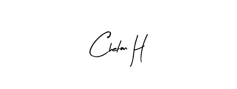 Create a beautiful signature design for name Chetan H. With this signature (Arty Signature) fonts, you can make a handwritten signature for free. Chetan H signature style 8 images and pictures png