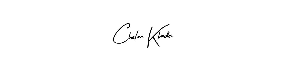 Also we have Chetan Khade name is the best signature style. Create professional handwritten signature collection using Arty Signature autograph style. Chetan Khade signature style 8 images and pictures png