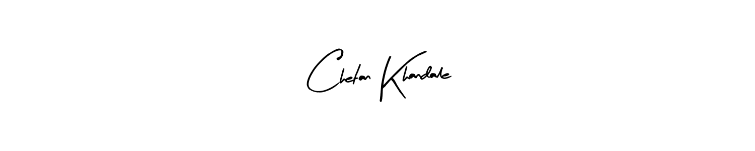 Design your own signature with our free online signature maker. With this signature software, you can create a handwritten (Arty Signature) signature for name Chetan Khandale. Chetan Khandale signature style 8 images and pictures png