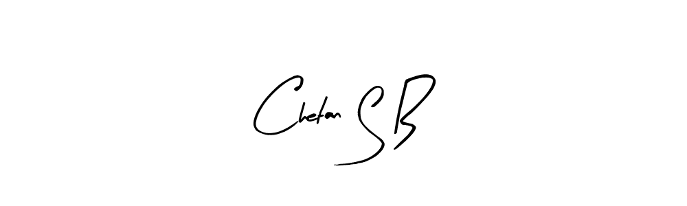 Make a beautiful signature design for name Chetan S B. With this signature (Arty Signature) style, you can create a handwritten signature for free. Chetan S B signature style 8 images and pictures png