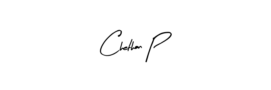 Similarly Arty Signature is the best handwritten signature design. Signature creator online .You can use it as an online autograph creator for name Chethan P. Chethan P signature style 8 images and pictures png