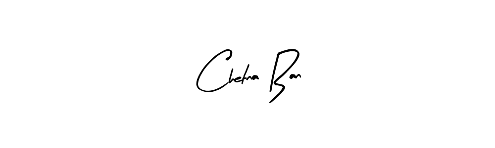 Similarly Arty Signature is the best handwritten signature design. Signature creator online .You can use it as an online autograph creator for name Chetna Ban. Chetna Ban signature style 8 images and pictures png