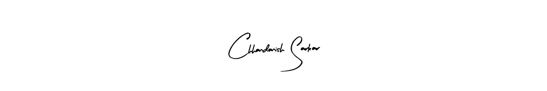 The best way (Arty Signature) to make a short signature is to pick only two or three words in your name. The name Chhandanish Sarkar include a total of six letters. For converting this name. Chhandanish Sarkar signature style 8 images and pictures png