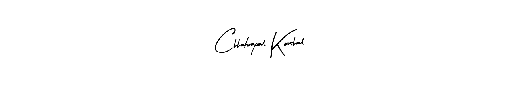 You should practise on your own different ways (Arty Signature) to write your name (Chhatrapal Koushal) in signature. don't let someone else do it for you. Chhatrapal Koushal signature style 8 images and pictures png