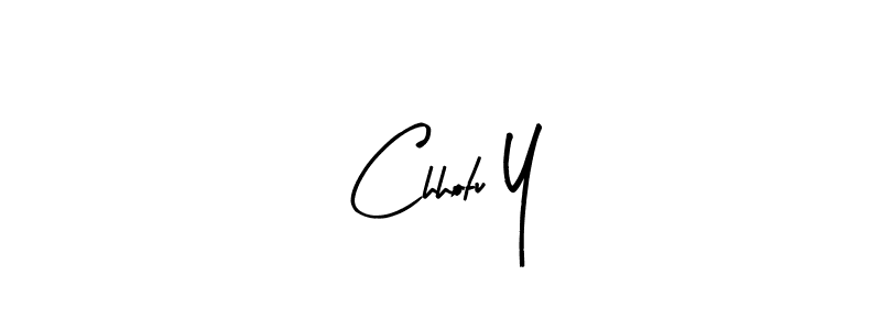 if you are searching for the best signature style for your name Chhotu Y. so please give up your signature search. here we have designed multiple signature styles  using Arty Signature. Chhotu Y signature style 8 images and pictures png