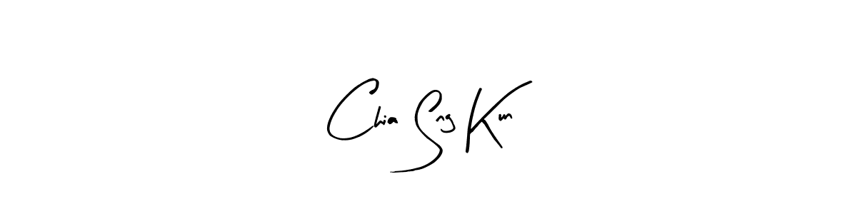 Also we have Chia Sng Kun name is the best signature style. Create professional handwritten signature collection using Arty Signature autograph style. Chia Sng Kun signature style 8 images and pictures png