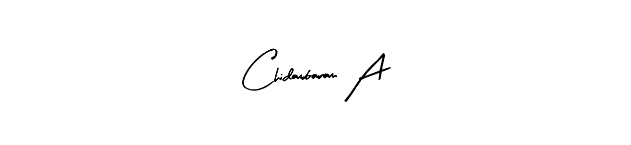 Create a beautiful signature design for name Chidambaram A. With this signature (Arty Signature) fonts, you can make a handwritten signature for free. Chidambaram A signature style 8 images and pictures png