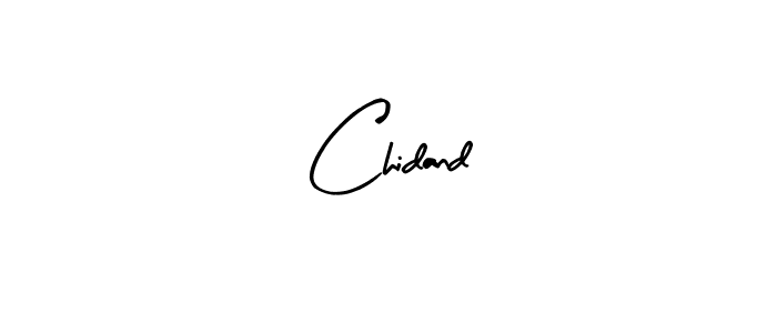 Use a signature maker to create a handwritten signature online. With this signature software, you can design (Arty Signature) your own signature for name Chidand. Chidand signature style 8 images and pictures png