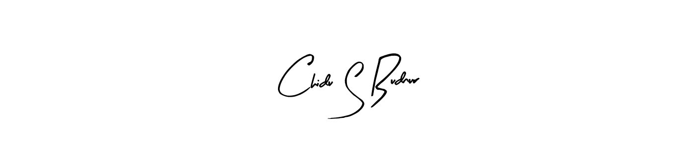 Chidu S Budnur stylish signature style. Best Handwritten Sign (Arty Signature) for my name. Handwritten Signature Collection Ideas for my name Chidu S Budnur. Chidu S Budnur signature style 8 images and pictures png