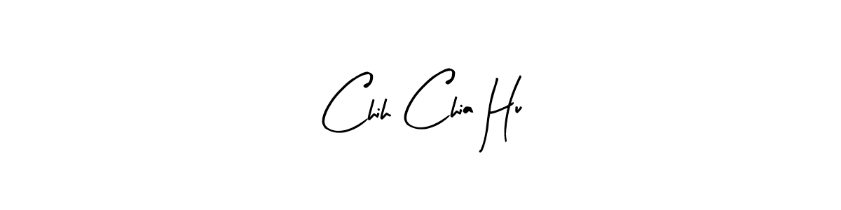 How to make Chih Chia Hu name signature. Use Arty Signature style for creating short signs online. This is the latest handwritten sign. Chih Chia Hu signature style 8 images and pictures png