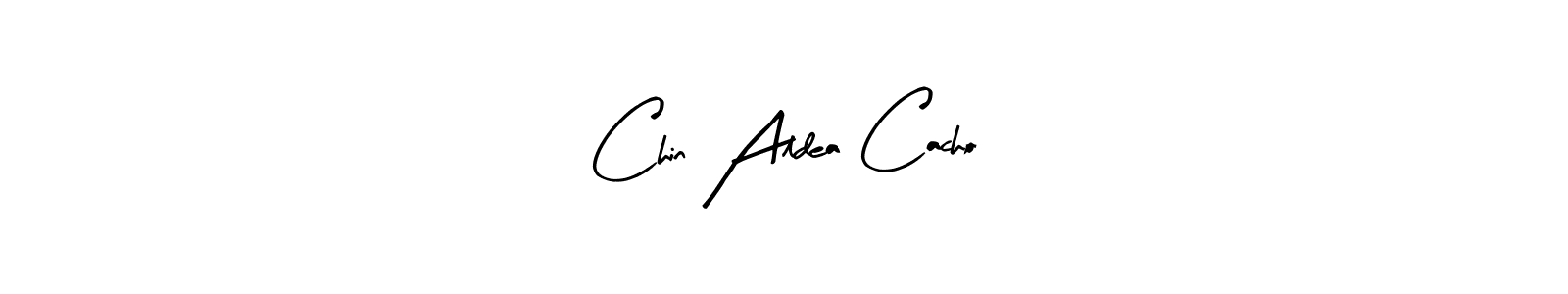 Use a signature maker to create a handwritten signature online. With this signature software, you can design (Arty Signature) your own signature for name Chin Aldea Cacho. Chin Aldea Cacho signature style 8 images and pictures png