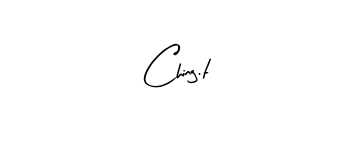 How to make Ching.t name signature. Use Arty Signature style for creating short signs online. This is the latest handwritten sign. Ching.t signature style 8 images and pictures png