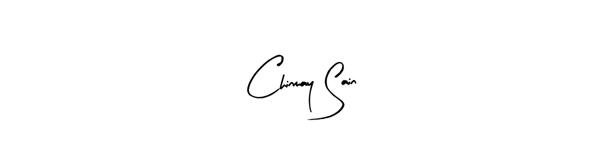 The best way (Arty Signature) to make a short signature is to pick only two or three words in your name. The name Chinmay Sain include a total of six letters. For converting this name. Chinmay Sain signature style 8 images and pictures png