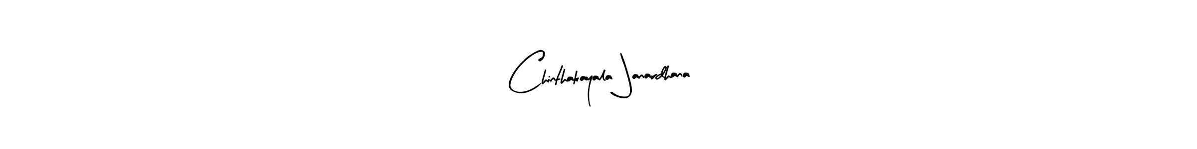 Make a beautiful signature design for name Chinthakayala Janardhana. With this signature (Arty Signature) style, you can create a handwritten signature for free. Chinthakayala Janardhana signature style 8 images and pictures png