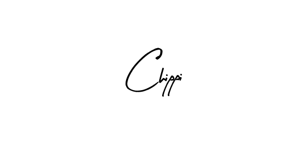 Design your own signature with our free online signature maker. With this signature software, you can create a handwritten (Arty Signature) signature for name Chippi. Chippi signature style 8 images and pictures png