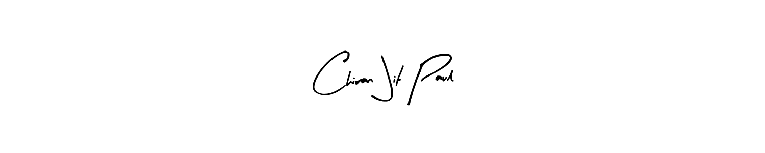 Use a signature maker to create a handwritten signature online. With this signature software, you can design (Arty Signature) your own signature for name Chiran Jit Paul. Chiran Jit Paul signature style 8 images and pictures png