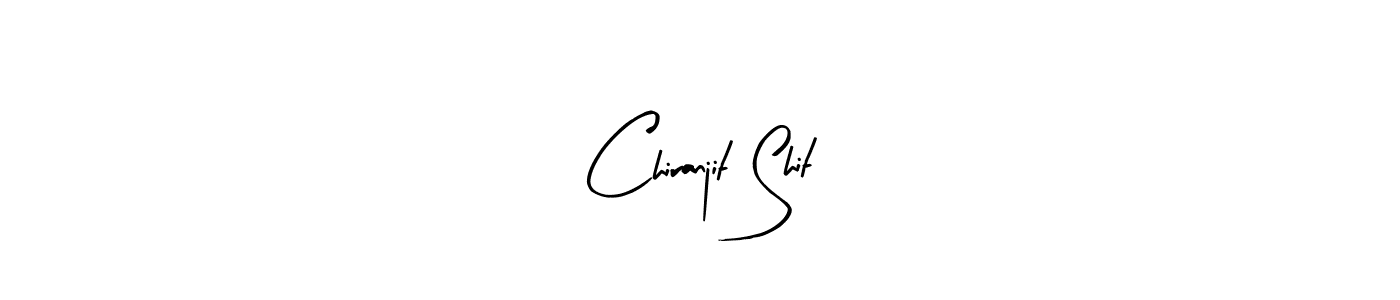 Also we have Chiranjit Shit name is the best signature style. Create professional handwritten signature collection using Arty Signature autograph style. Chiranjit Shit signature style 8 images and pictures png