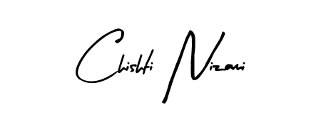 A dynamic signature style for Chishti Nizami using Arty Signature script. Designed to look authentic, handwritten, and professional. Chishti Nizami signature style 8 images and pictures png