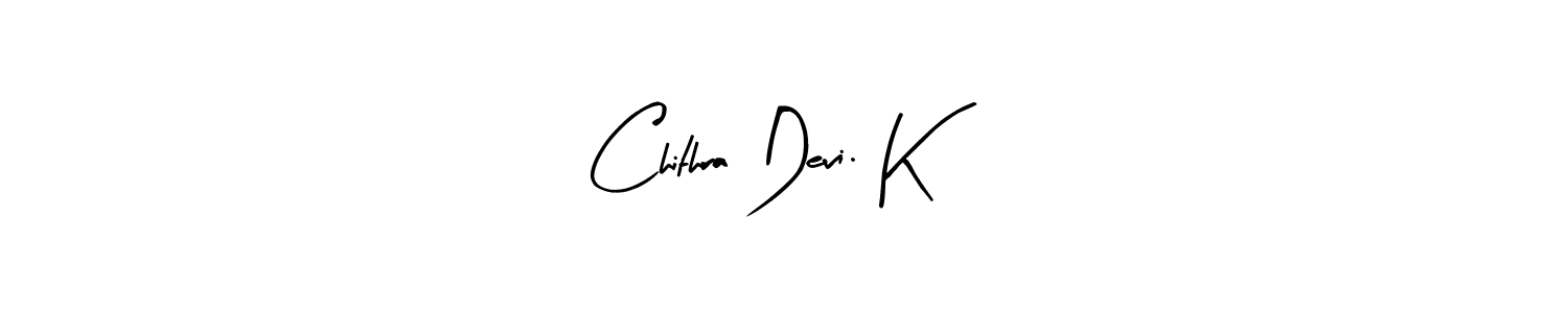 Create a beautiful signature design for name Chithra Devi. K. With this signature (Arty Signature) fonts, you can make a handwritten signature for free. Chithra Devi. K signature style 8 images and pictures png