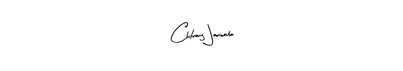 Use a signature maker to create a handwritten signature online. With this signature software, you can design (Arty Signature) your own signature for name Chitrang Jariwala. Chitrang Jariwala signature style 8 images and pictures png