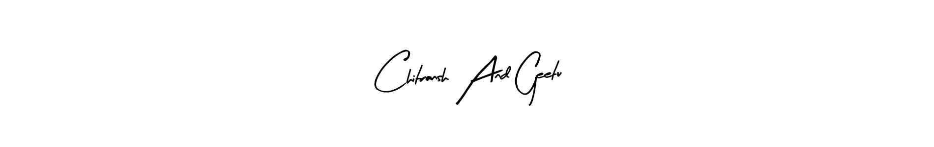 It looks lik you need a new signature style for name Chitransh And Geetu. Design unique handwritten (Arty Signature) signature with our free signature maker in just a few clicks. Chitransh And Geetu signature style 8 images and pictures png