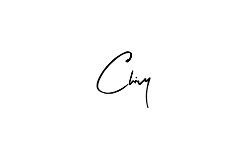 Design your own signature with our free online signature maker. With this signature software, you can create a handwritten (Arty Signature) signature for name Chivy. Chivy signature style 8 images and pictures png