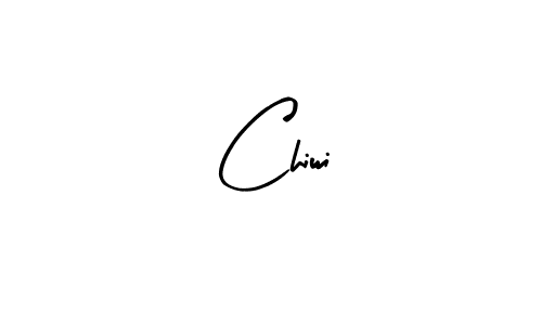 How to make Chiwi signature? Arty Signature is a professional autograph style. Create handwritten signature for Chiwi name. Chiwi signature style 8 images and pictures png