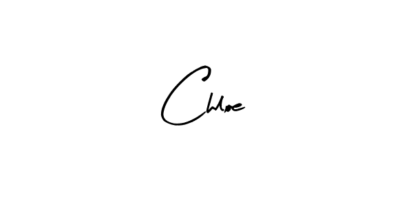 How to make Chloe  name signature. Use Arty Signature style for creating short signs online. This is the latest handwritten sign. Chloe  signature style 8 images and pictures png