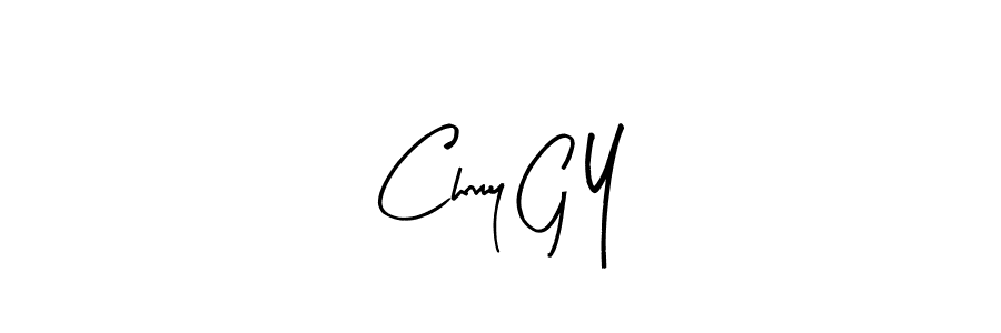 Chnmy G Y stylish signature style. Best Handwritten Sign (Arty Signature) for my name. Handwritten Signature Collection Ideas for my name Chnmy G Y. Chnmy G Y signature style 8 images and pictures png