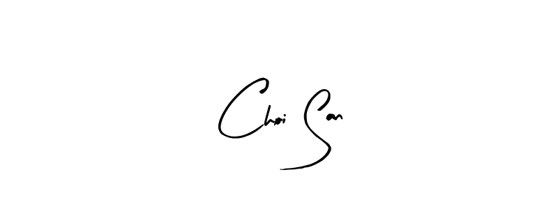 Similarly Arty Signature is the best handwritten signature design. Signature creator online .You can use it as an online autograph creator for name Choi San. Choi San signature style 8 images and pictures png