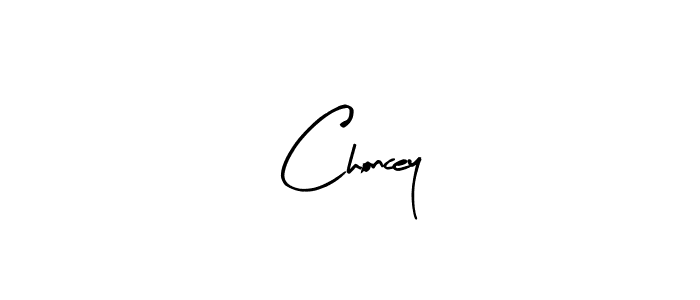 Choncey stylish signature style. Best Handwritten Sign (Arty Signature) for my name. Handwritten Signature Collection Ideas for my name Choncey. Choncey signature style 8 images and pictures png