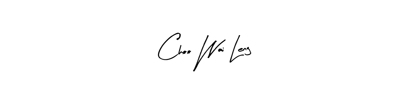 Choo Wai Leng stylish signature style. Best Handwritten Sign (Arty Signature) for my name. Handwritten Signature Collection Ideas for my name Choo Wai Leng. Choo Wai Leng signature style 8 images and pictures png