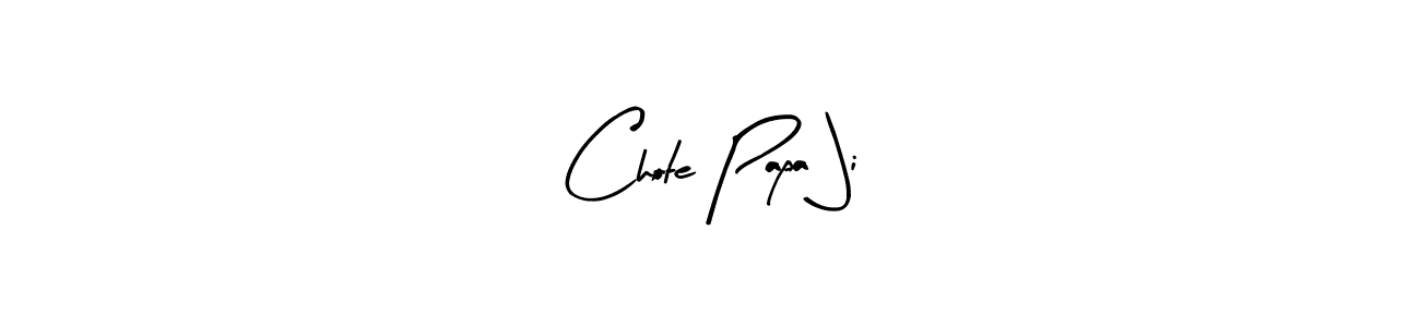 How to Draw Chote Papa Ji signature style? Arty Signature is a latest design signature styles for name Chote Papa Ji. Chote Papa Ji signature style 8 images and pictures png