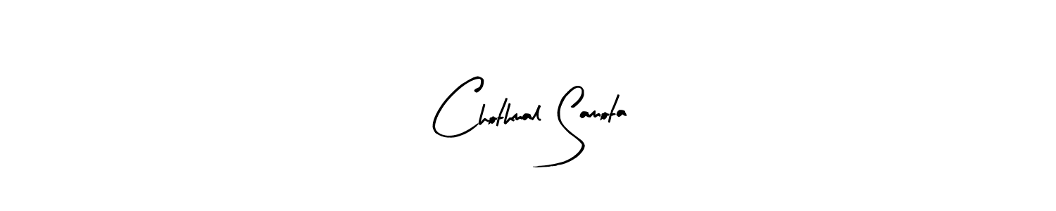 Also we have Chothmal Samota name is the best signature style. Create professional handwritten signature collection using Arty Signature autograph style. Chothmal Samota signature style 8 images and pictures png