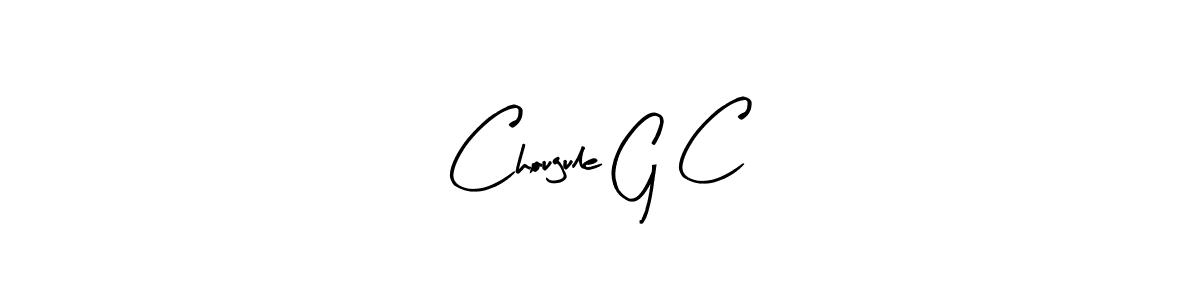 The best way (Arty Signature) to make a short signature is to pick only two or three words in your name. The name Chougule G C include a total of six letters. For converting this name. Chougule G C signature style 8 images and pictures png