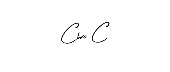 Design your own signature with our free online signature maker. With this signature software, you can create a handwritten (Arty Signature) signature for name Chris C. Chris C signature style 8 images and pictures png