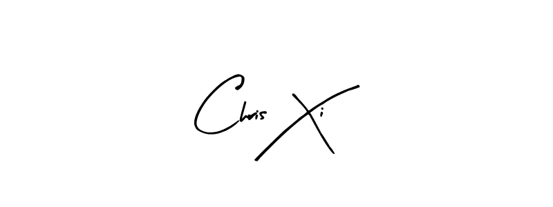 Chris Xi stylish signature style. Best Handwritten Sign (Arty Signature) for my name. Handwritten Signature Collection Ideas for my name Chris Xi. Chris Xi signature style 8 images and pictures png