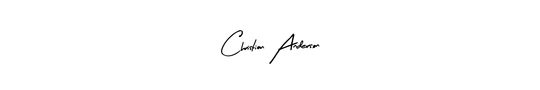 Create a beautiful signature design for name Christian Anderson. With this signature (Arty Signature) fonts, you can make a handwritten signature for free. Christian Anderson signature style 8 images and pictures png