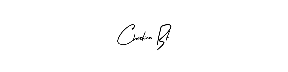 Also we have Christina Bt name is the best signature style. Create professional handwritten signature collection using Arty Signature autograph style. Christina Bt signature style 8 images and pictures png