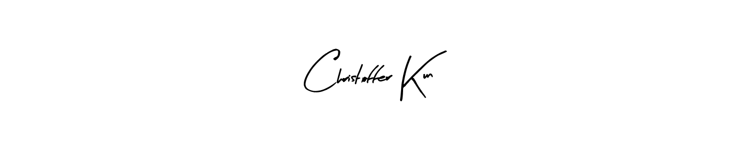 Christoffer Kun stylish signature style. Best Handwritten Sign (Arty Signature) for my name. Handwritten Signature Collection Ideas for my name Christoffer Kun. Christoffer Kun signature style 8 images and pictures png