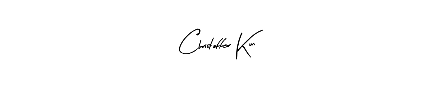 How to make Christoffer Kun name signature. Use Arty Signature style for creating short signs online. This is the latest handwritten sign. Christoffer Kun signature style 8 images and pictures png