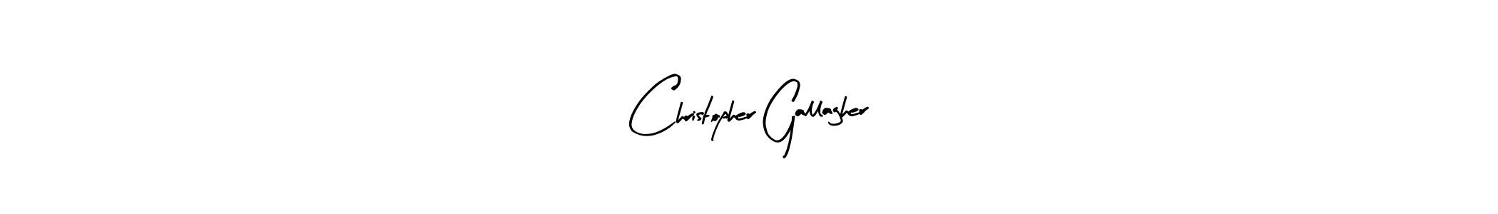 Create a beautiful signature design for name Christopher Gallagher. With this signature (Arty Signature) fonts, you can make a handwritten signature for free. Christopher Gallagher signature style 8 images and pictures png